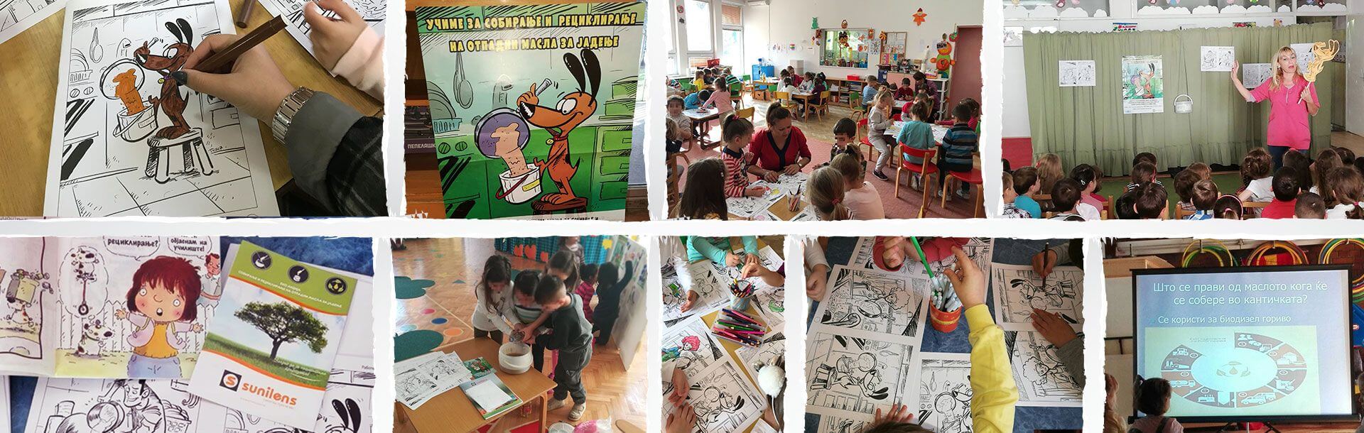 Нови еко-едукативни работилници со децата од 11 градинки во Скопје преку проектот „Учиме за собирање и рециклирање на отпадно масло за јадење”